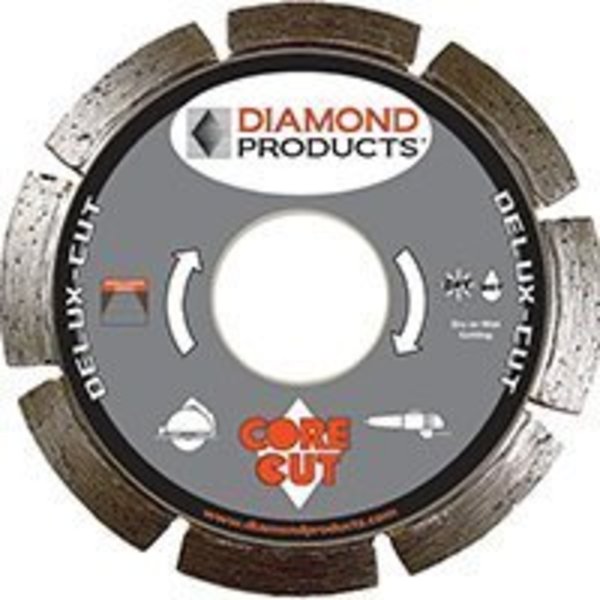 Diamond Products DIAMOND PRODUCTS 21002 Circular Saw Blade, 4-1/2 in Dia, 7/8 in Arbor, Diamond 21002